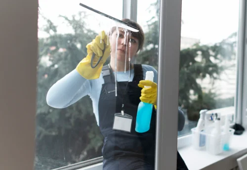 Nettoyage de vitres intérieures et extérieures à Saint-Luperce